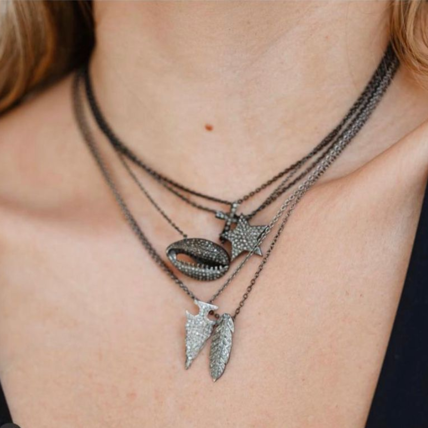 Small Cross Charm Necklace