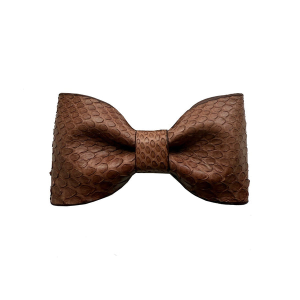 Finn|Carter Brown Python Bow Tie