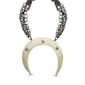 Double Tusk Mixed Chain Necklace
