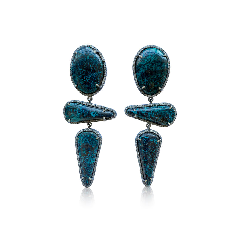 Shadowkite Triple Drop Earrings