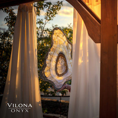 Exotic White Ice Onyx Bowl #1