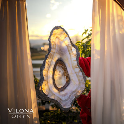 Exotic White Ice Onyx Bowl #1