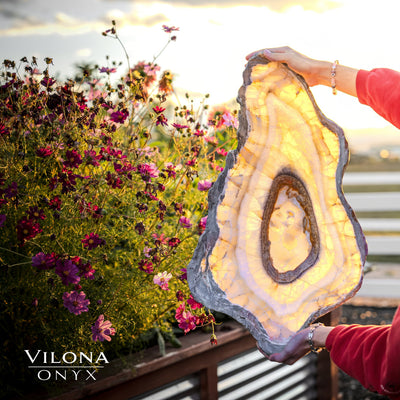 Exotic White Ice Onyx Bowl #1