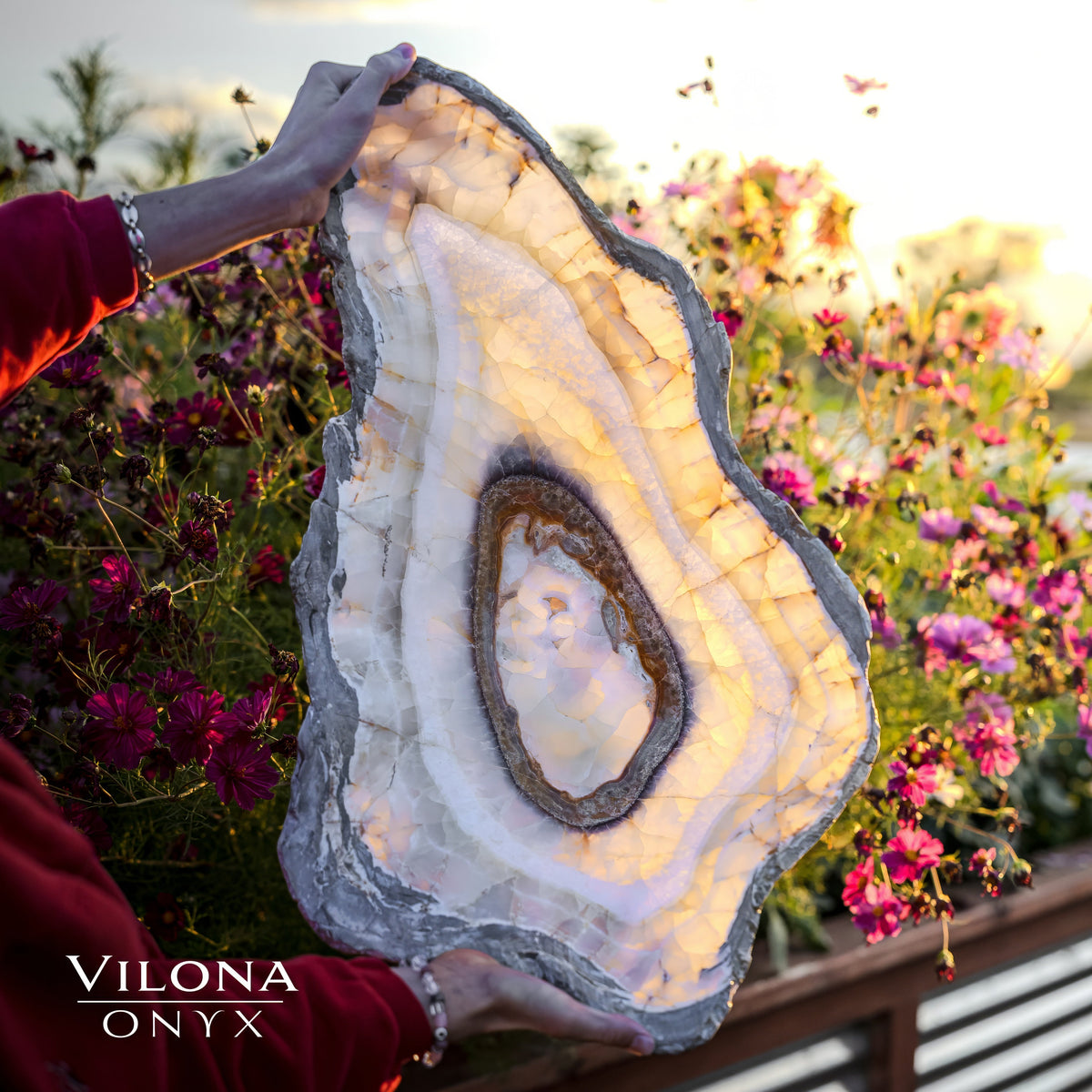 Exotic White Ice Onyx Bowl #1