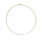 14k Hammered Wire Choker
