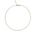 14k Gold Thin Wire Omega Necklace