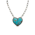 Persian Turquoise Heart Necklace