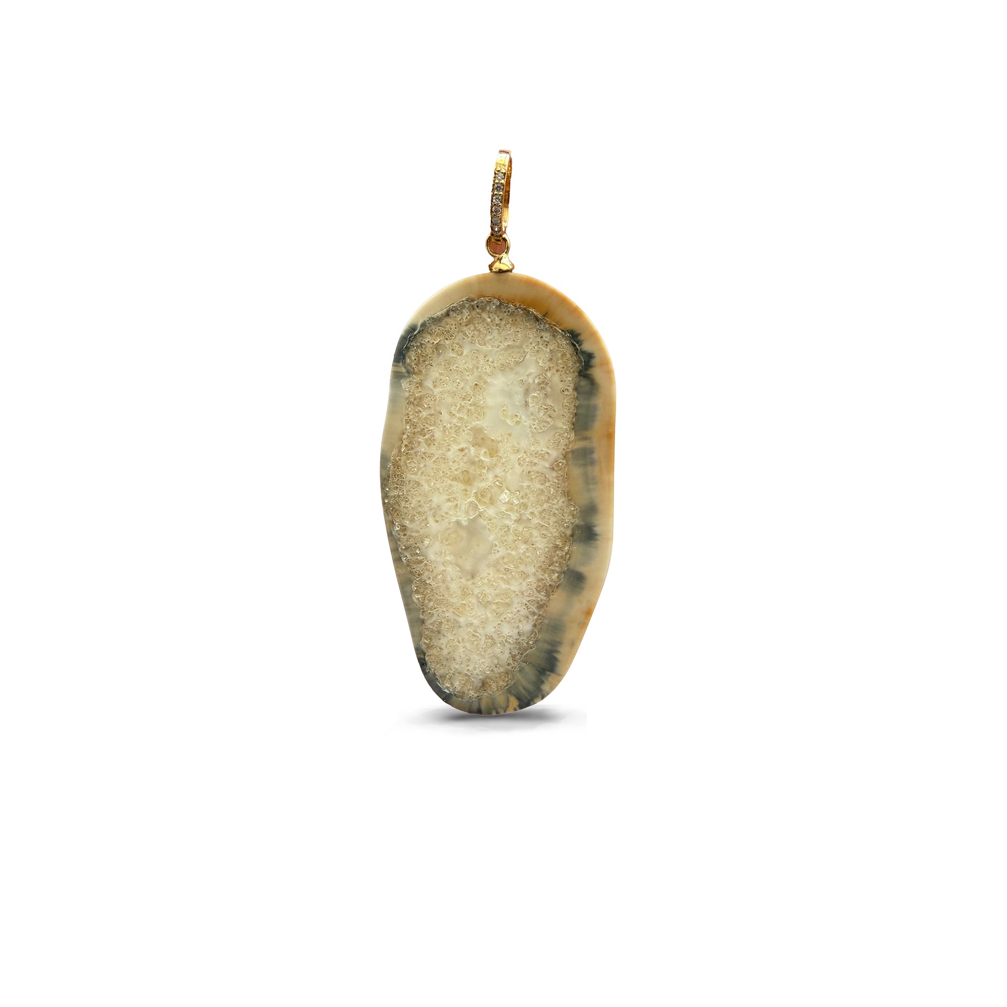 14k Horn Pendant