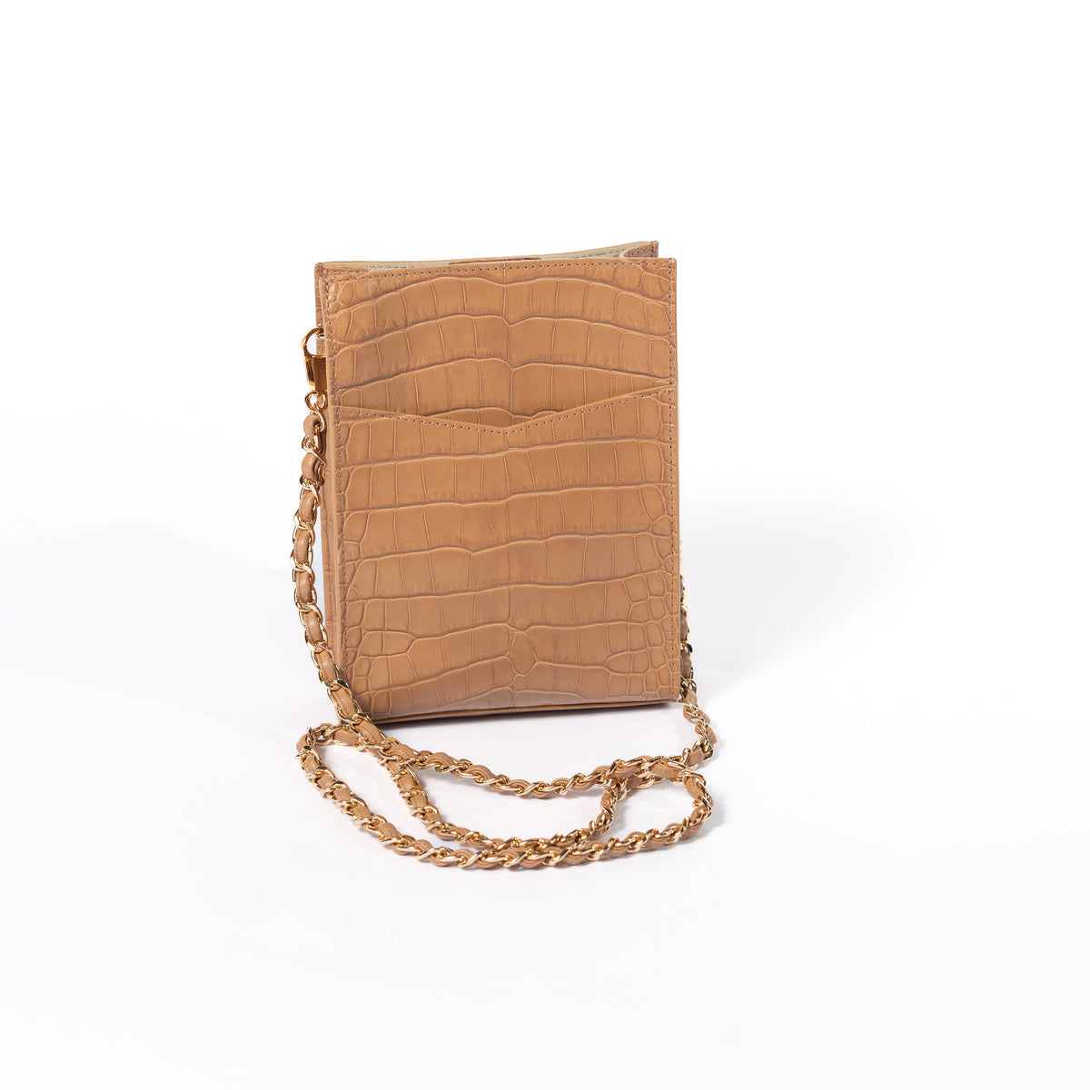 Rectangle Alligator Purse