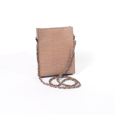 Rectangle Alligator Purse