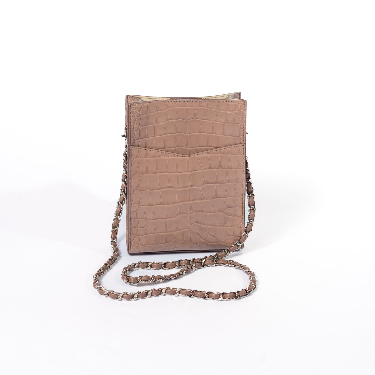 Rectangle Alligator Purse