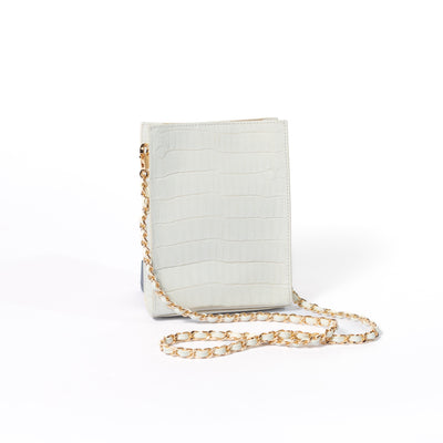 Rectangle Alligator Purse