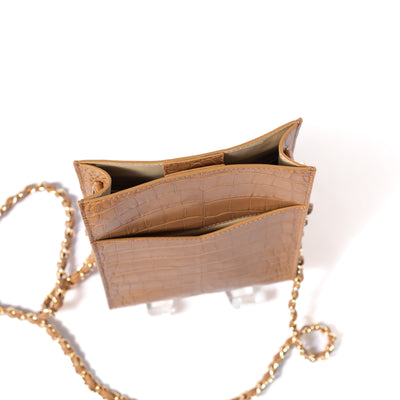 Rectangle Alligator Purse