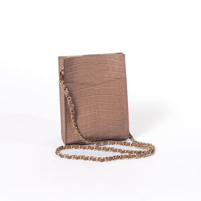 Rectangle Alligator Purse