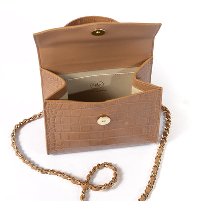 Rectangle Alligator Purse