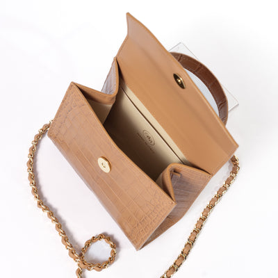 Rectangle Alligator Purse