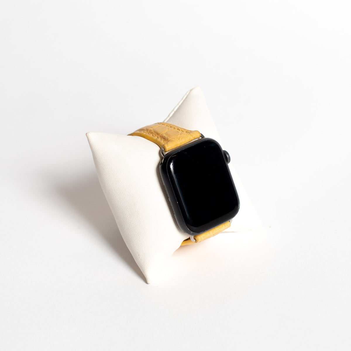 Apple Watch Band, Natural Mustard Yellow Alligator