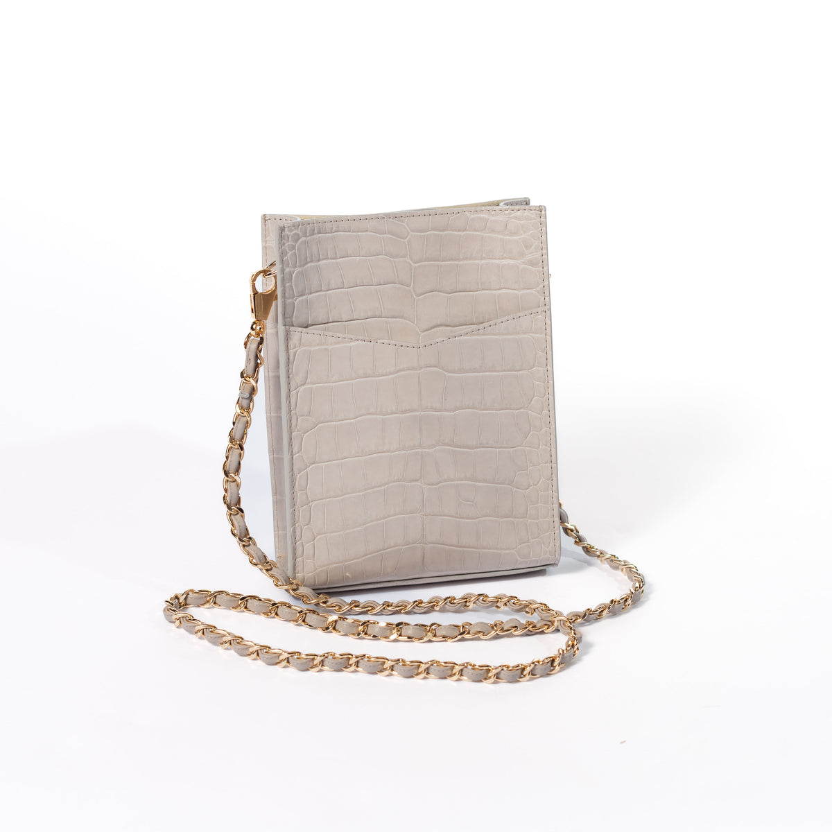 Rectangle Alligator Purse