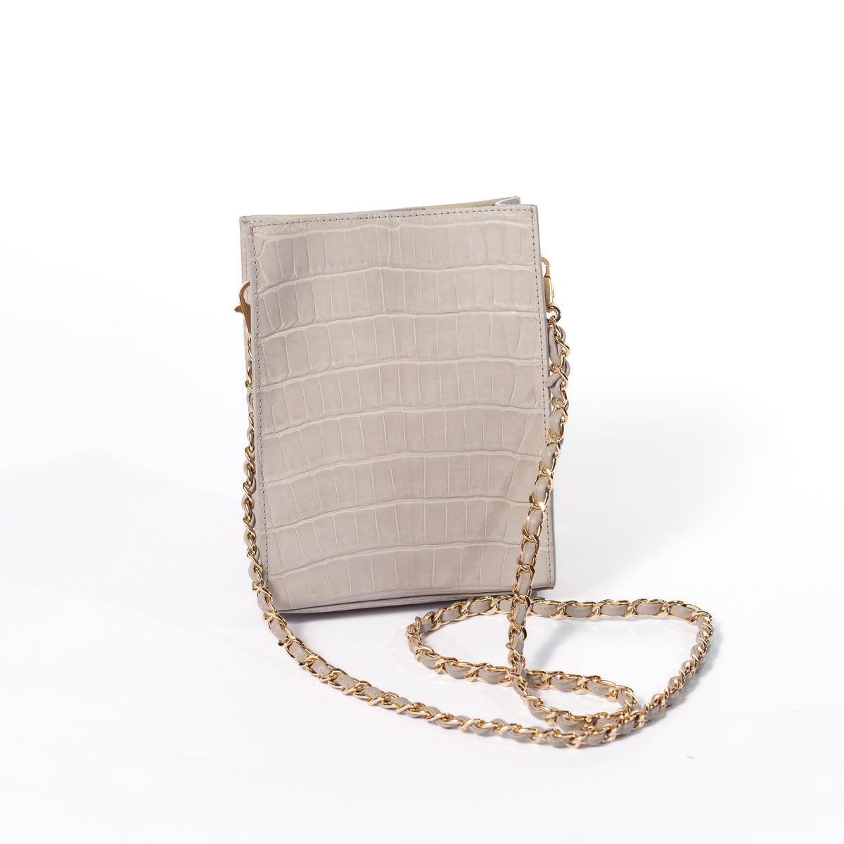 Rectangle Alligator Purse