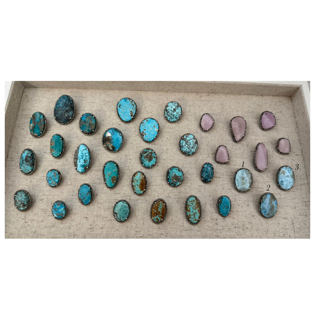 Larimar Hat Band Slide