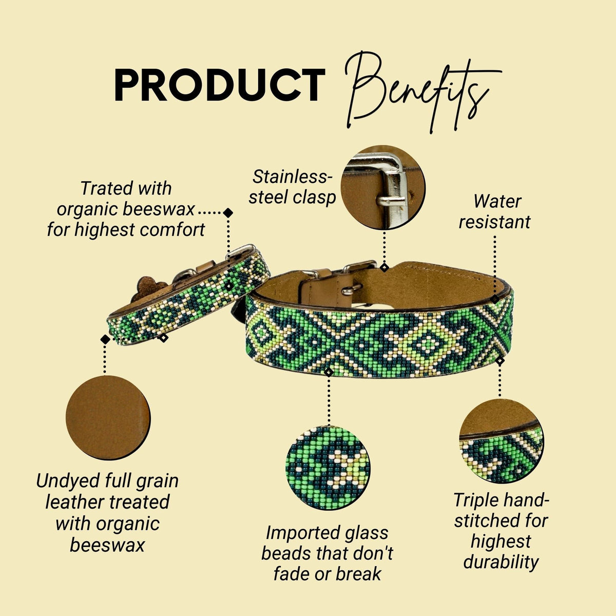 Lucky Sambboho dog collar