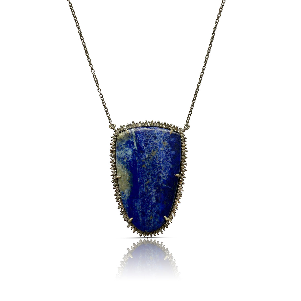 Lapis Shield Necklace 2