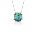 Small Turquoise Cross Necklace