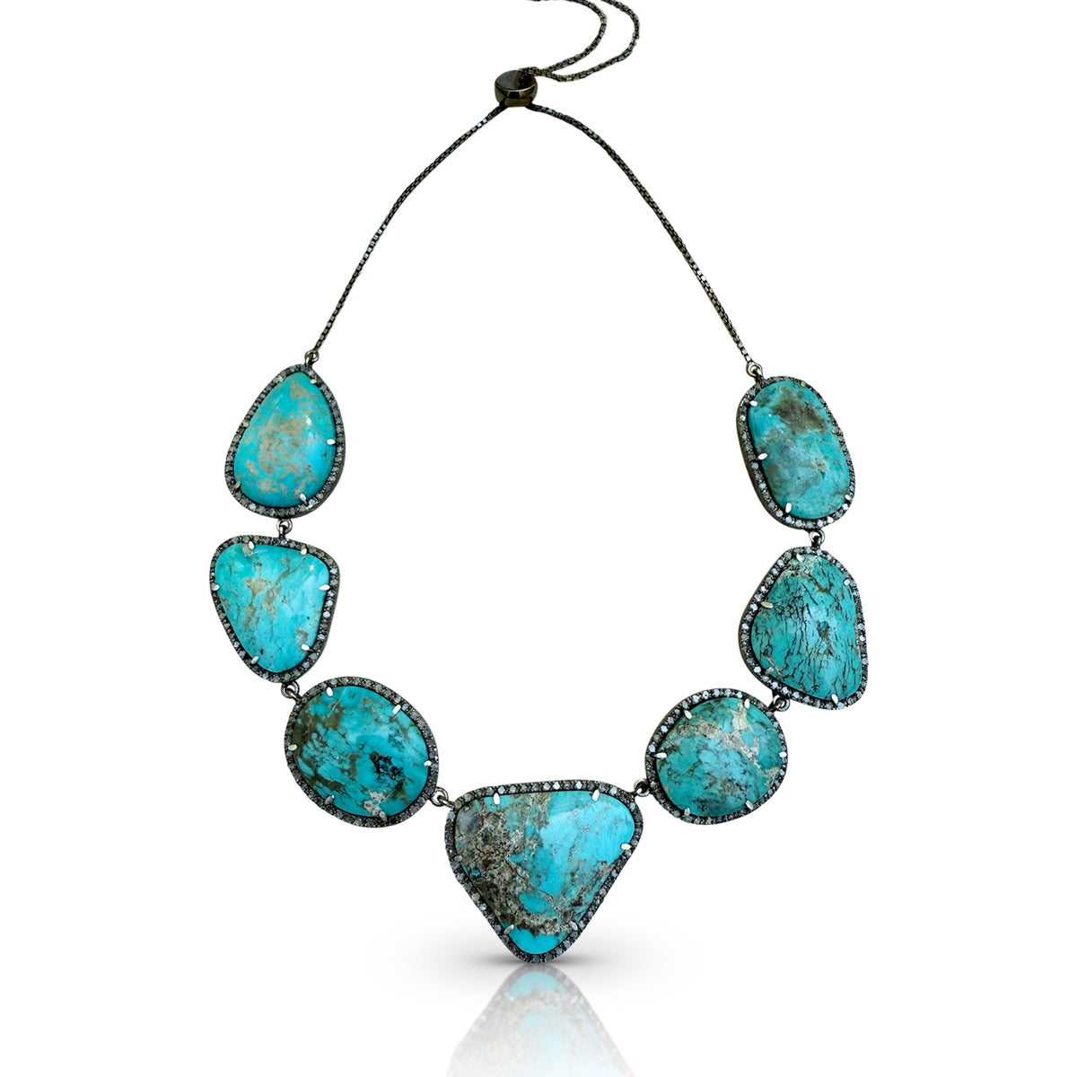 Number 8 Turquoise Choker