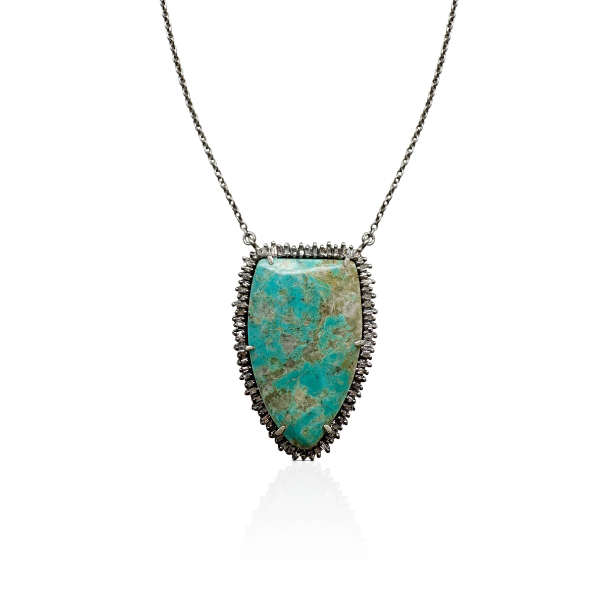 Turquoise Shield Necklace 3