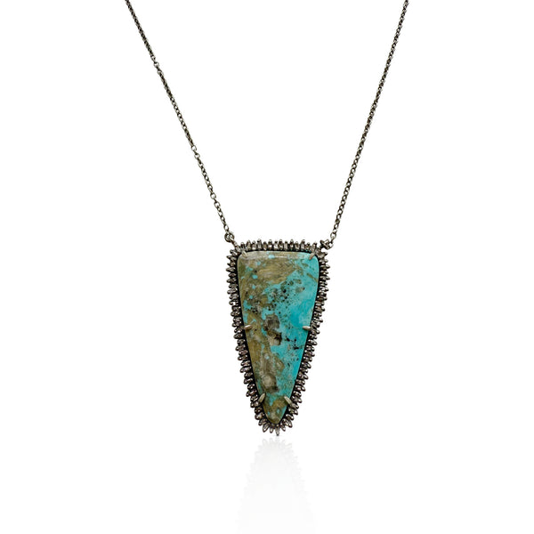 Turquoise Shield Necklace 4