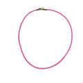 Pink Rubber Necklace