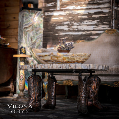 Polished Tangerine Crystal (Onyx Bowl #1)