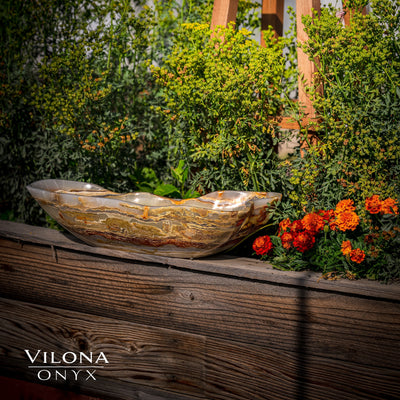 Polished Tangerine Crystal (Onyx Bowl #1)