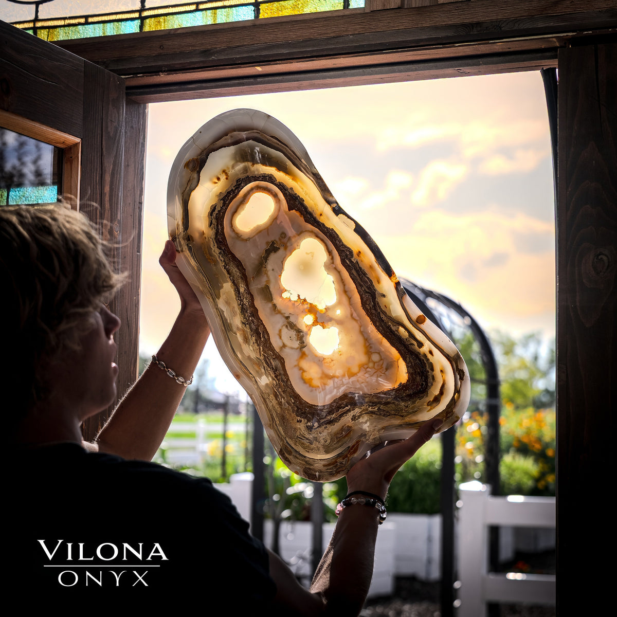 Polished Tangerine Crystal (Onyx Bowl #1)