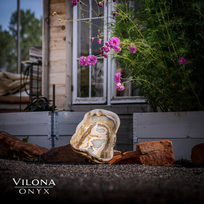 Polished Tangerine Crystal (Onyx Bowl #1)