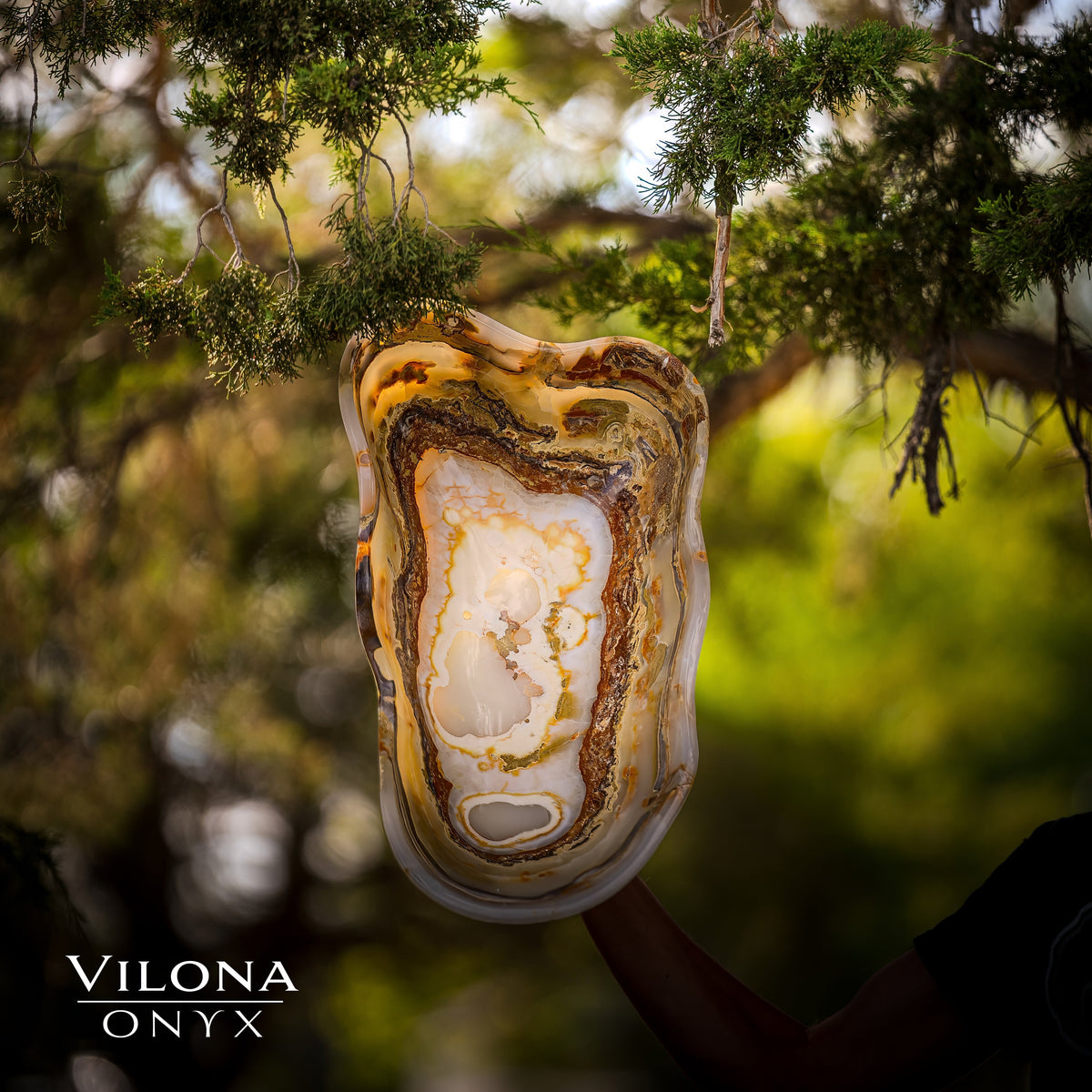 Polished Tangerine Crystal (Onyx Bowl #1)