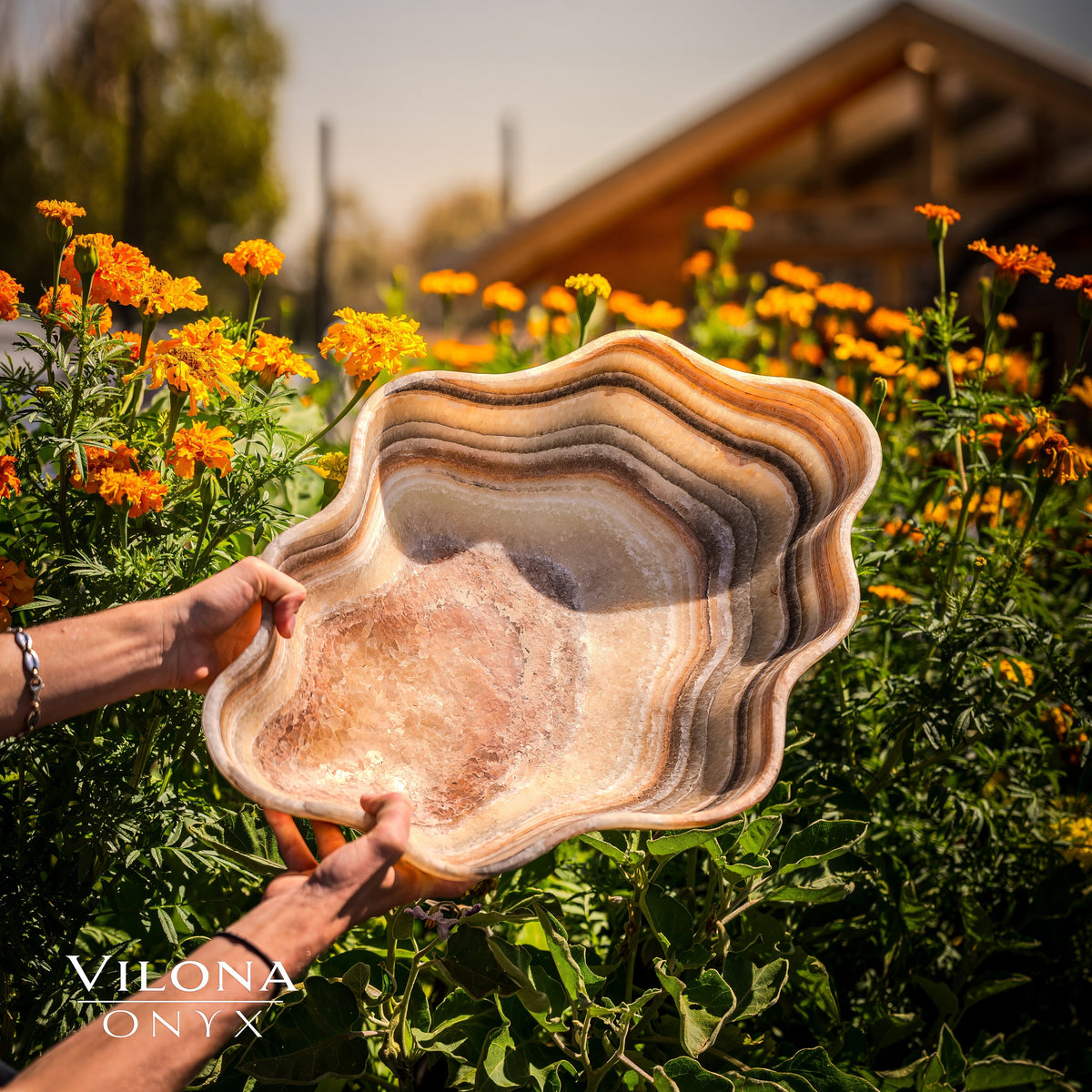Tangerine Crystal (Onyx Bowl #4)