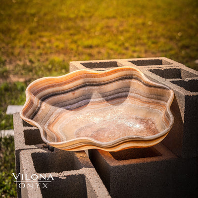 Tangerine Crystal (Onyx Bowl #4)