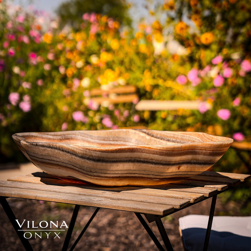 Tangerine Crystal (Onyx Bowl #4)