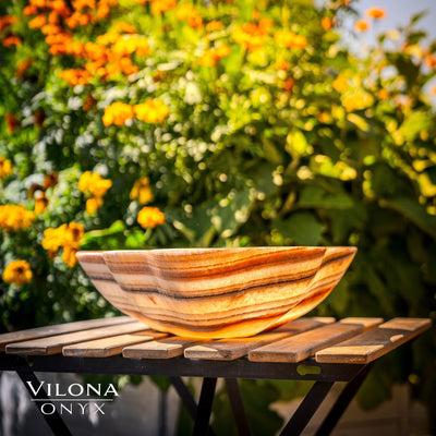 Tangerine Crystal (Onyx Bowl #4)