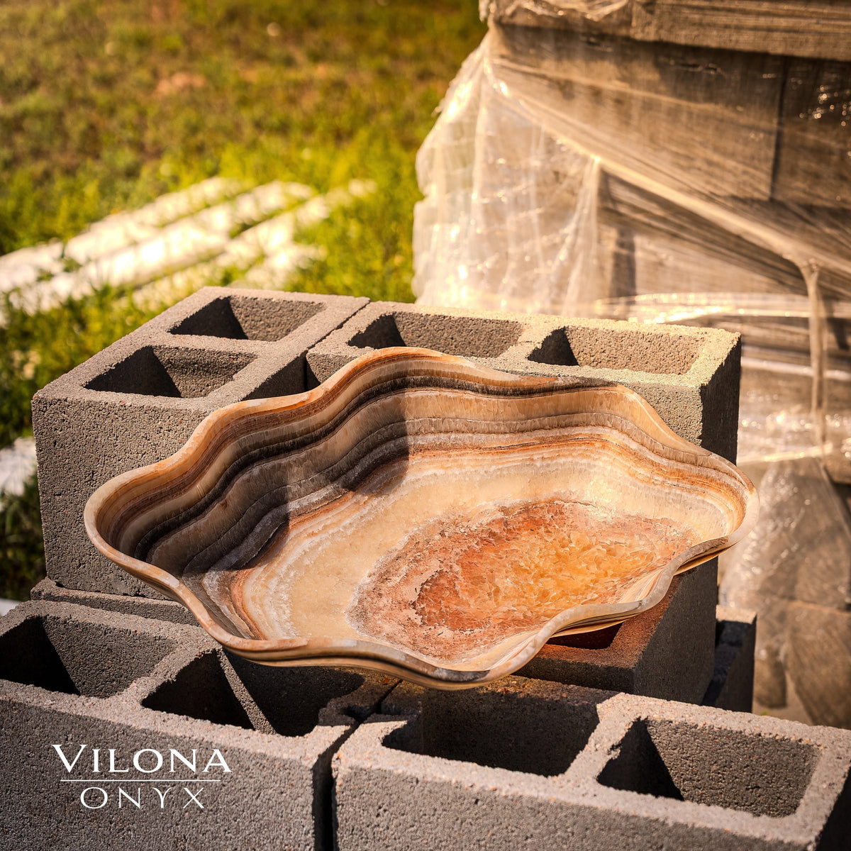 Tangerine Crystal (Onyx Bowl #4)