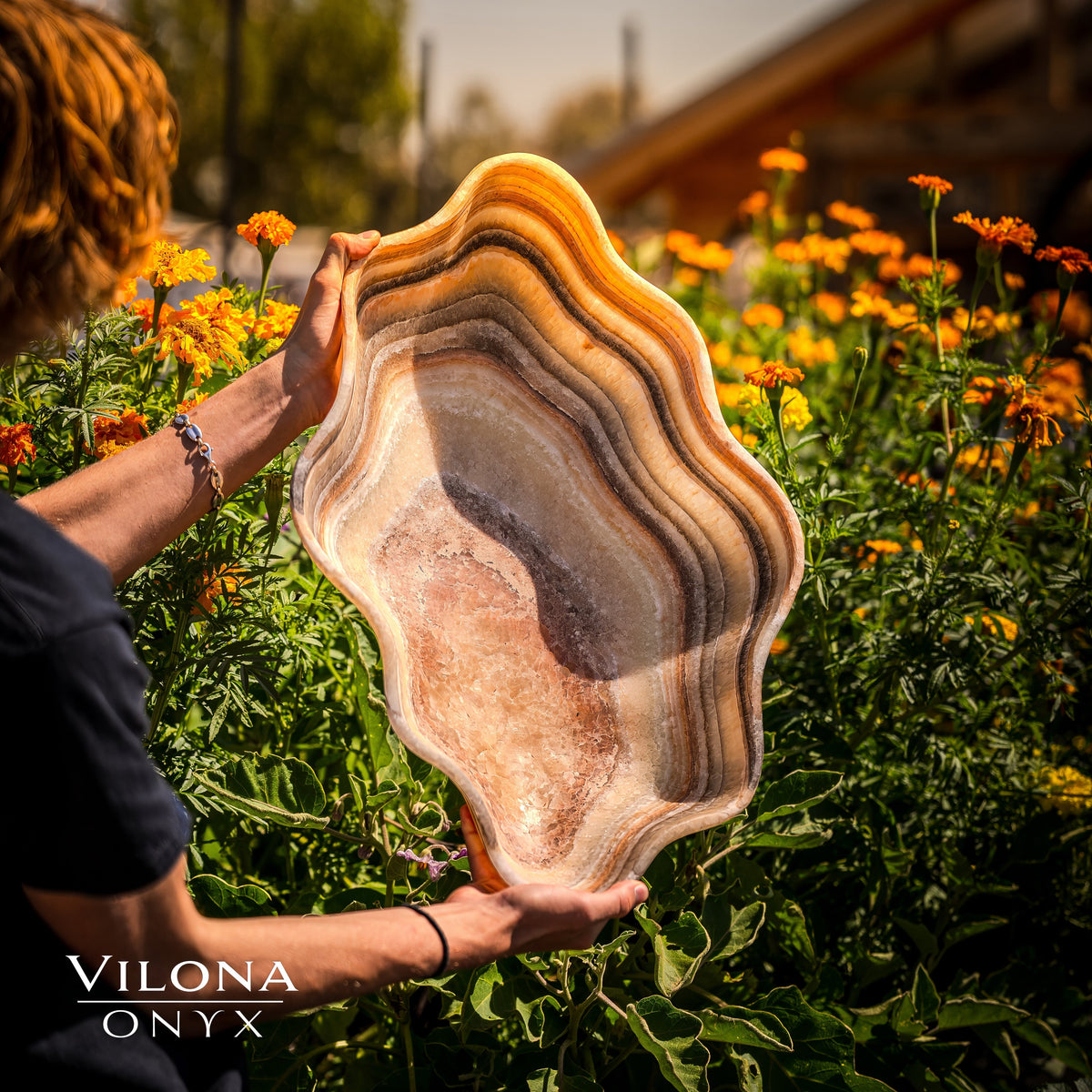 Tangerine Crystal (Onyx Bowl #4)
