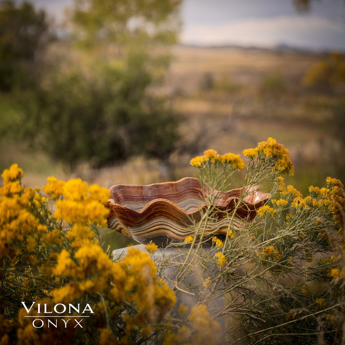 Tangerine Crystal Onyx Bowl #5