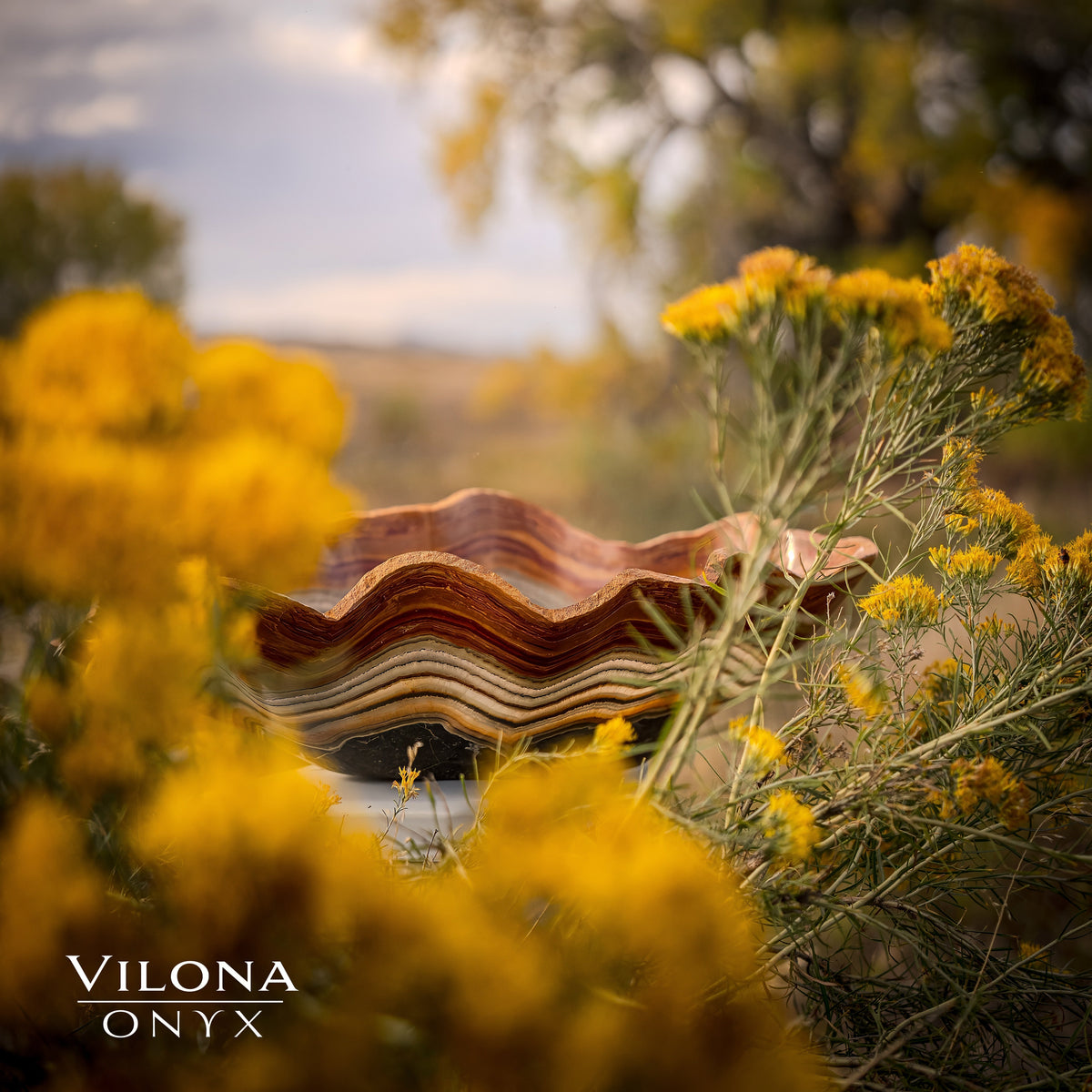 Tangerine Crystal Onyx Bowl #5