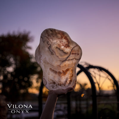 Tangerine Crystal Onyx Bowl #6