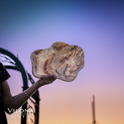 Tangerine Crystal Onyx Bowl #6