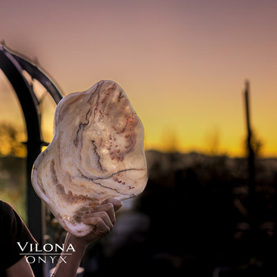 Tangerine Crystal Onyx Bowl #6