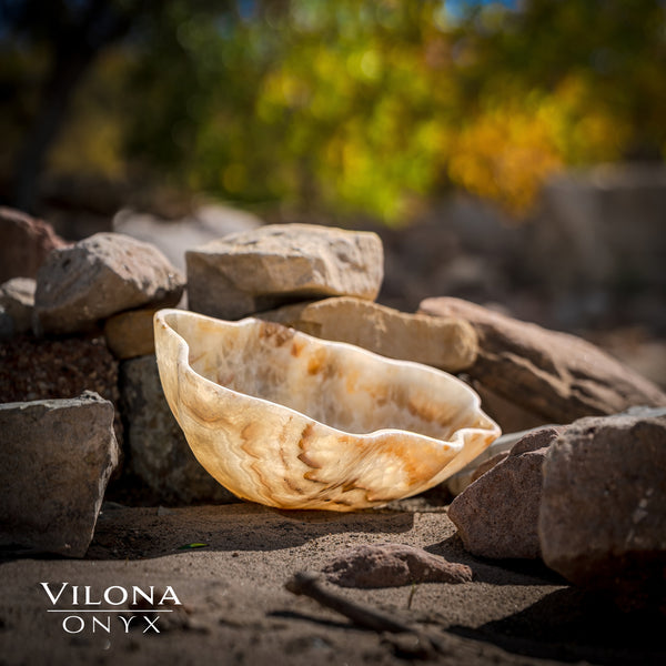 Tangerine Crystal (Onyx Bowl #7)