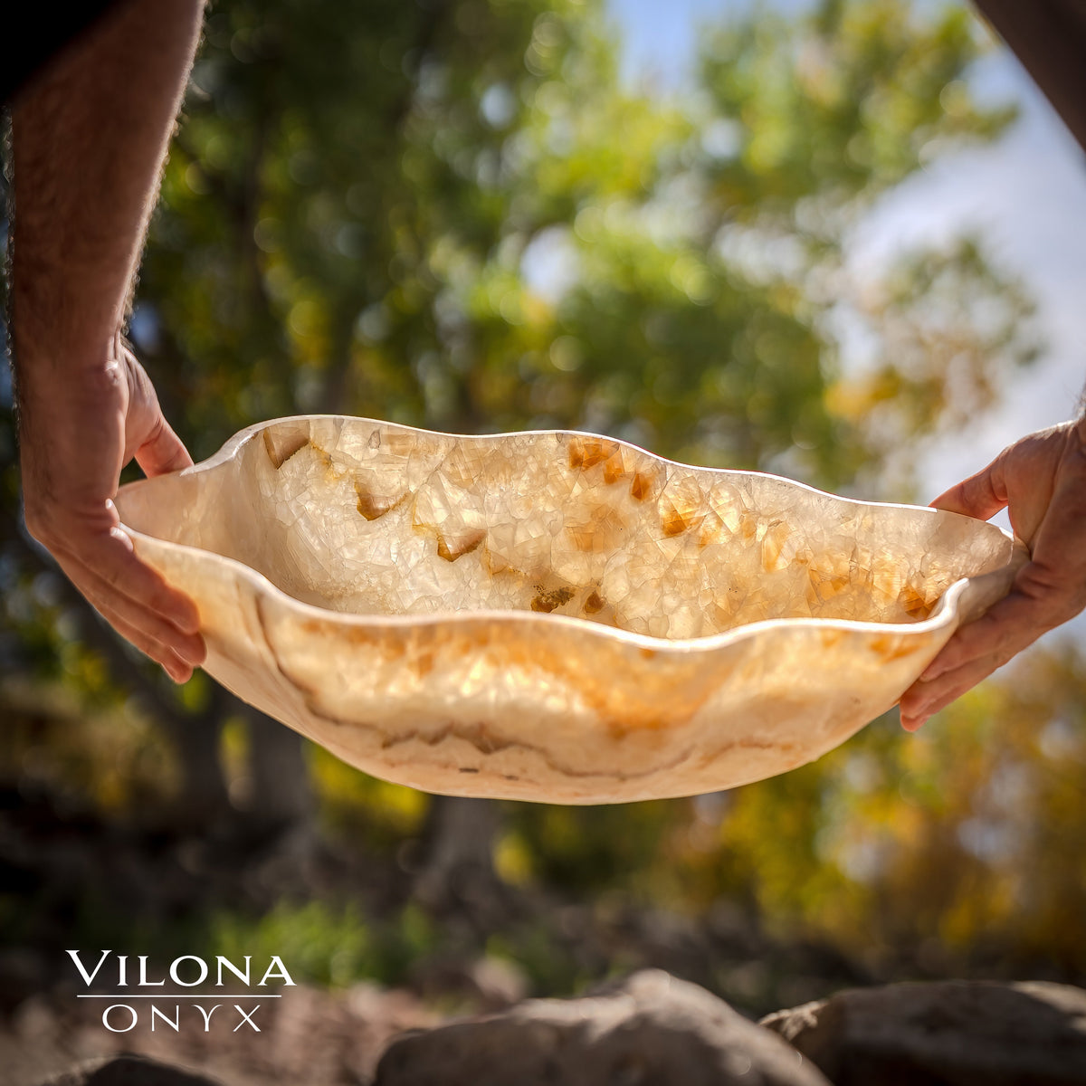 Tangerine Crystal (Onyx Bowl #7)