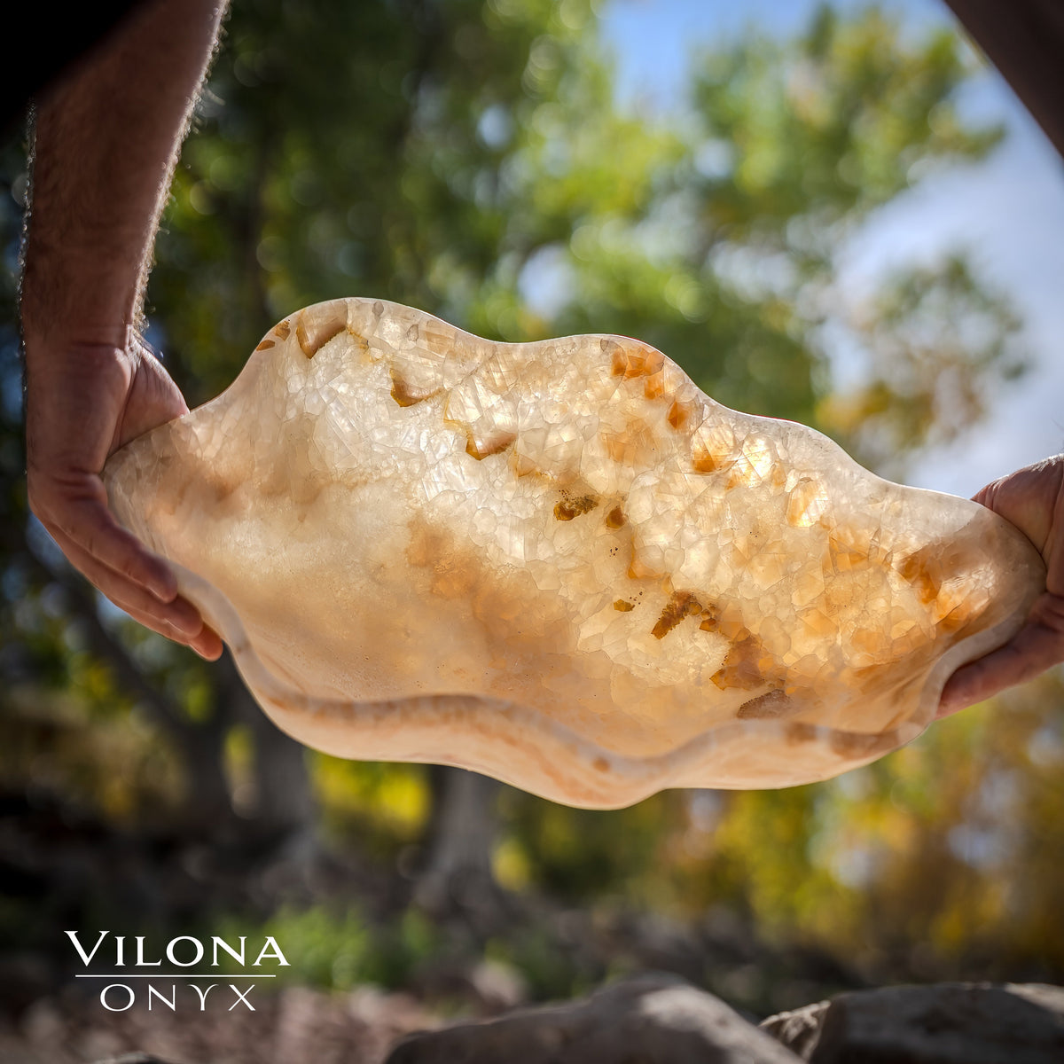 Tangerine Crystal (Onyx Bowl #7)